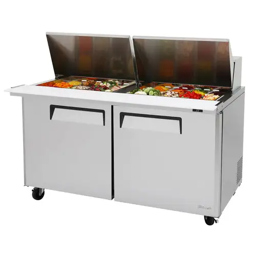 Turbo Air MST-60-24-N 60" M3 Series Mega Top Sandwich/Salad Prep Table w/ Refrigerated Base, 115v