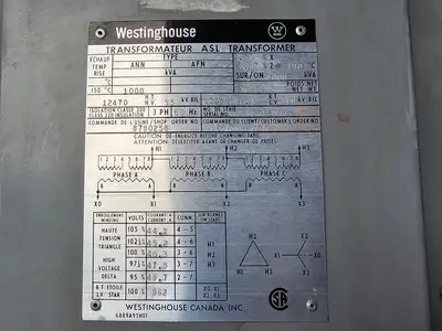 Used WESTINGHOUSE AWP-2 Transformers British Columbia CA | Lenmark #1426476
