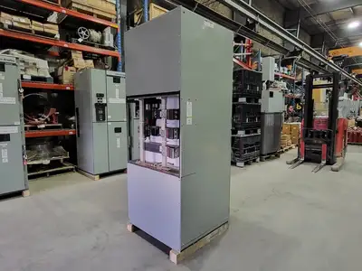 5 kV Motor Starter w/ 800A Vacuum Contactor, GE F35 Relay & 600E Fuses