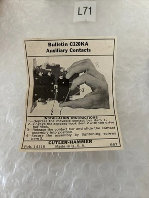 NEW CULTER HAMMER C320KA2