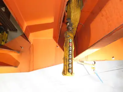 Cleveland Tramrail P&H 15 Ton Double Girder Bridge Crane 45' Span w/Remote