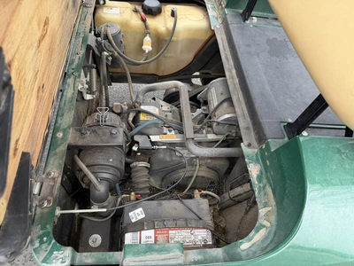(1) 2015 E-Z-Go golf cart with a Kawasaki gas engine, includes canopy, fold-down windshield, and bal...