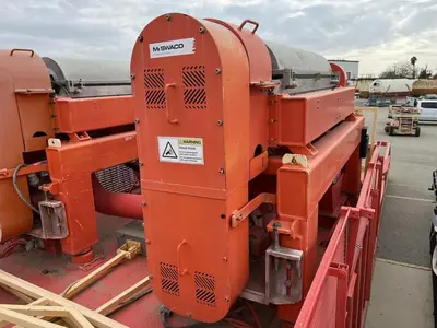(2) Swaco CD 518 HV Slimline decanters centrifuges on trailer, Duplex SS.