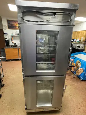 Used Winston Used Winston HA4522ZE CVAP Pass Through Humidified Heated Holding Cabinet 120V Hot Food Warming, Holding, & Transport Cabinets Illinois US | Falcon Restaurant Supply #1374933