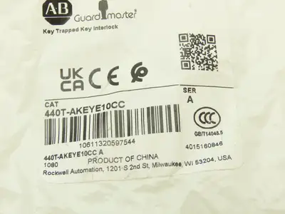 Allen Bradley 440T-AKEYE10CC Guardmaster Trapped Key Interlock Key Cc  Lot of 2