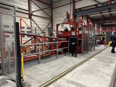 USED STAM SIEMPELKAMP SANDWICH PANEL LINE CNC