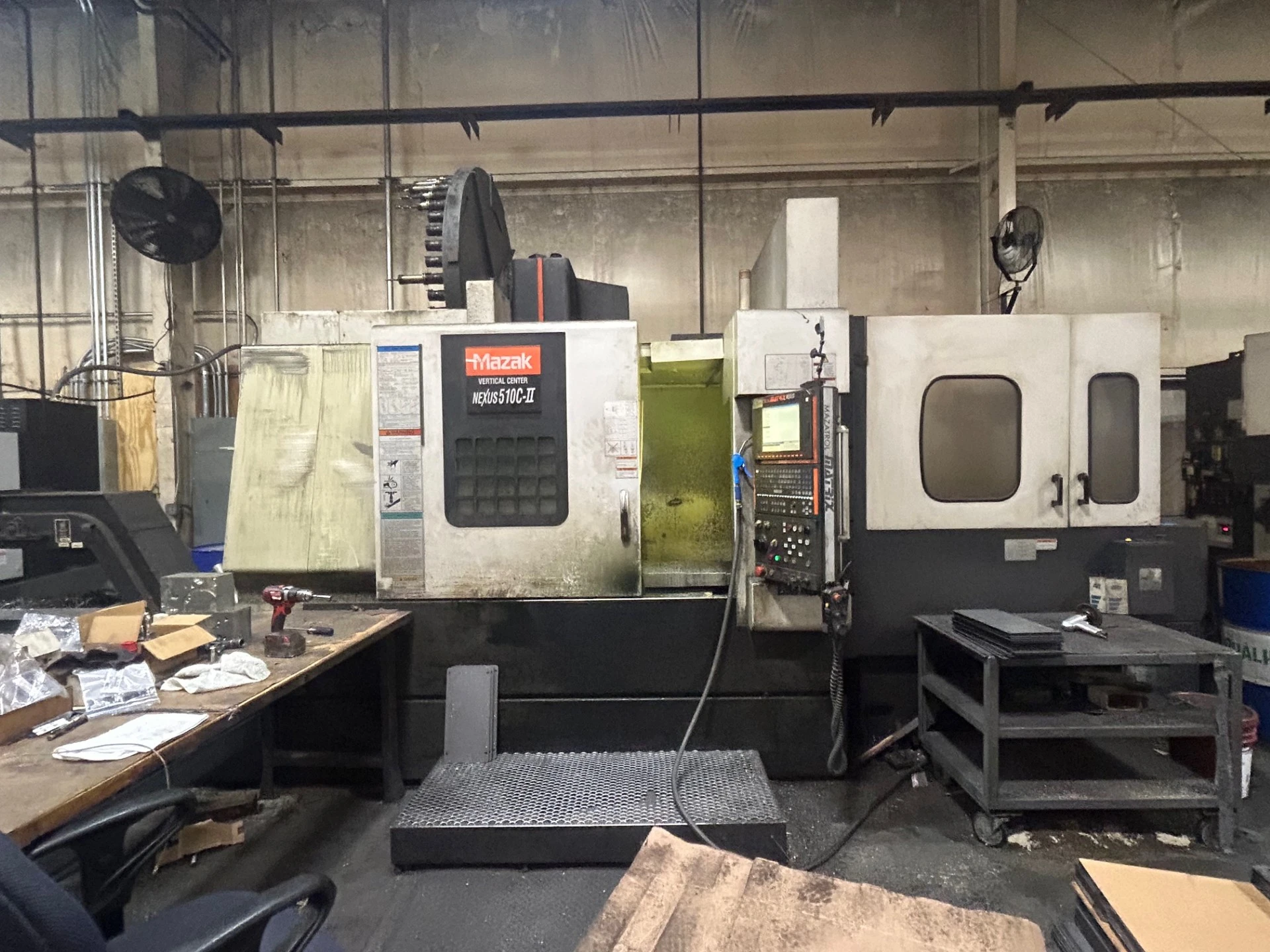 2009 Mazak Nexus VCN 510C 50-II 50 Taper Vertical Machining Center with Pallet Changer