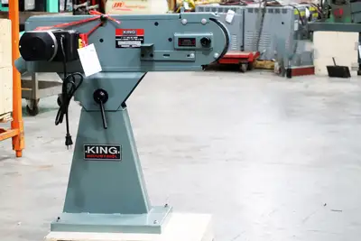 New | in-Stock KING CANADA KC-379MS Belt Grinders Including Sanders British Columbia CA | Lenmark #837989