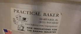 142-1184 Practical Baker Electric Sugar Flour Bakery Material  Sifter w/ Hopper