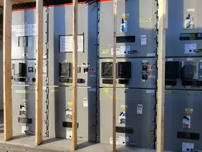 5 kV E-House Genset Control Room PDC w/ 9 x 1200 amp Breaker