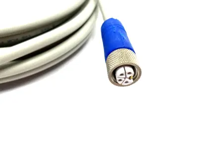 USED LUMBERG AUTOMATION, BELDEN L-CODED M12 SINGLE ENDED POWER CABLE 10M