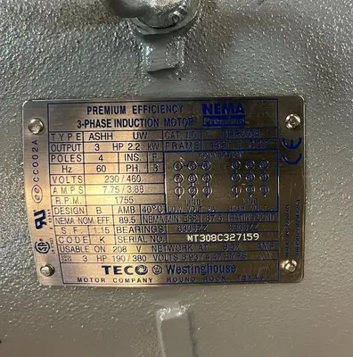 New | in-Stock TECO TECO,DHP0034,ASHH-UW Industrial Controls | Surplus Asset Holdings #1220837