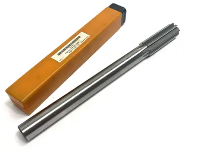 30153050 | Hertel  Chucking Reamer: 0.8760", 10" OAL, 2-5/8" Flute Length, Straight - New – Open box