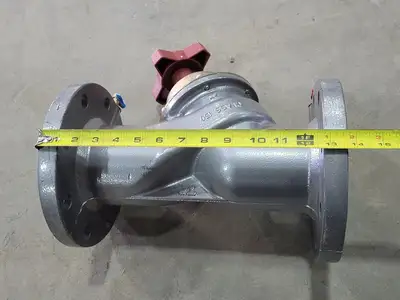 Tour and Anderson 4" Class 150 Stad Steel Balancing Valve (flanged)