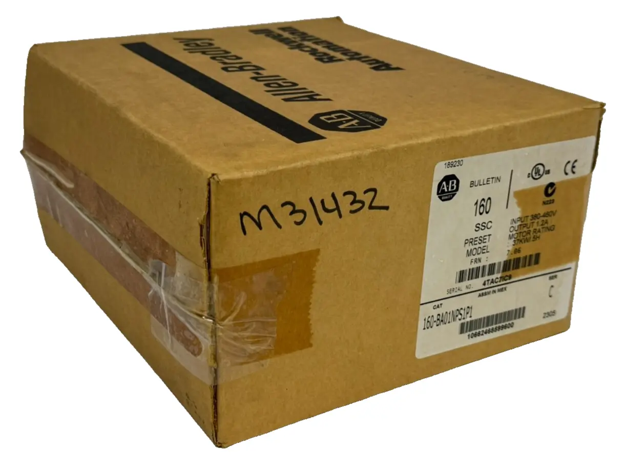 NEW ALLEN BRADLEY 160-BA01NPS1P1 SMART SPEED CONTROLLER SER. C FRN: 7.06