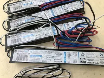 GE GE232MAX-L/ULTRA Outdoor 2-Lamp Instant Start T8 Ballast 120-277V -NIB of 5