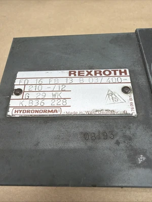 USED Rexroth FD16FB13B03/400-210