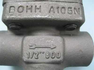 Lot (2) NEW 1/2" Newco & Kinka Class 800 Steel Socket Weld x NPT Gate Valve E4