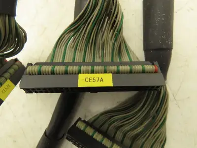 Fanuc NA 50-Pin Flat Ribbon Cable 30" Lot of 8