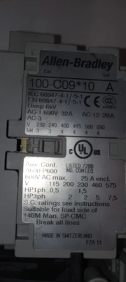 Used Allen-Bradley ["100-C09*10A", "100-C09*10"] Connector Accessories Arizona US | ASSET CONVERSION SPECIALISTS, INC. #1418220