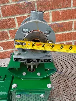 Used FISHER CONTROLS V150 STAINLESS STEEL 1" AIR OPERATED / PNEUMATIC VEE-BALL VALVE Valves/Fittings California US | Equipment Lab #485730