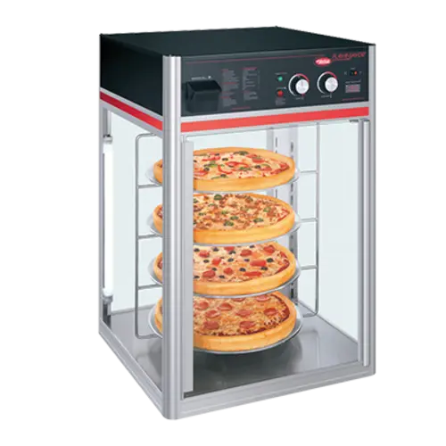 Hatco FSDT-1 22 21/50" Full Service Countertop Heated Display Case - (4) Tier Rack, 120v