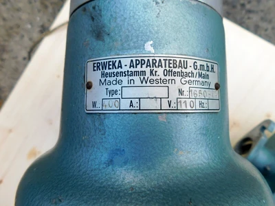 USED EWEKA THREE ROLL MILL 3 ROLL LAB MILL