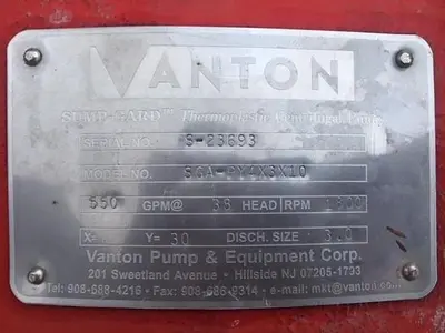 USED VANTON SGA-PY4X3X10