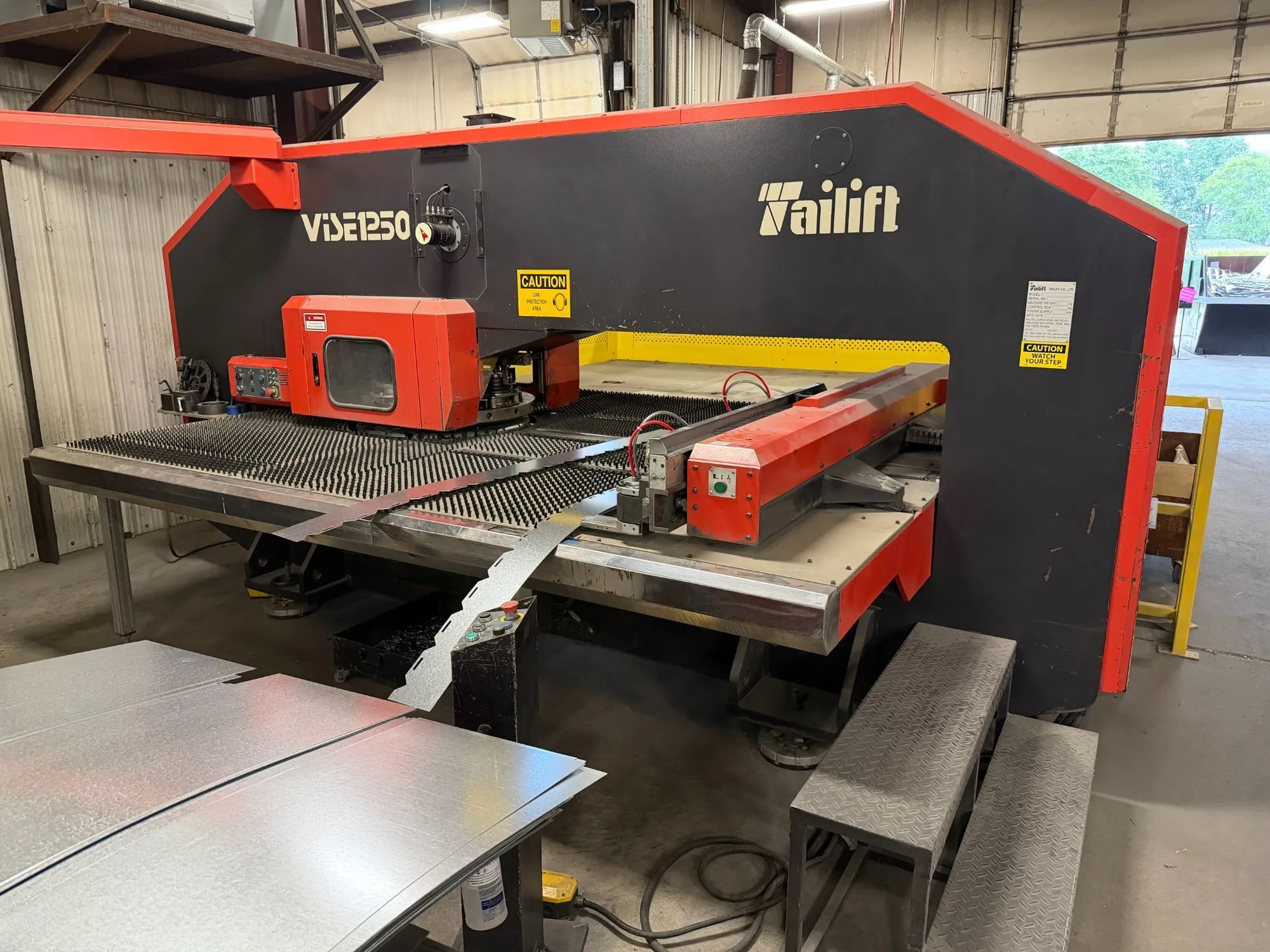 Used 2007 TAILIFT VISE1250 Turret Punches Wisconsin US | Mac-Tech #1341405