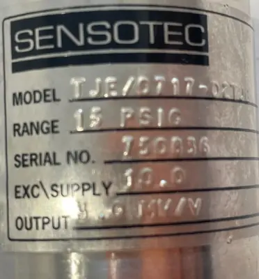 NEW SENSOTEC TJE/0717-02TJG TRANSDUCER TJE071702TJG
