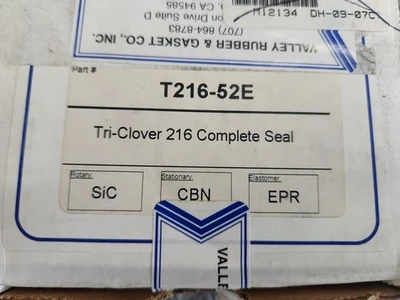 NEW Tri-Clover T216-52E