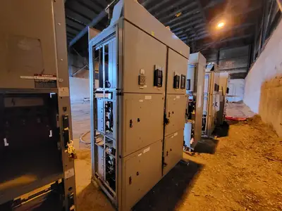 4160 Volts, Series 81000 Two-Column Motor Control Center (MCC) Section