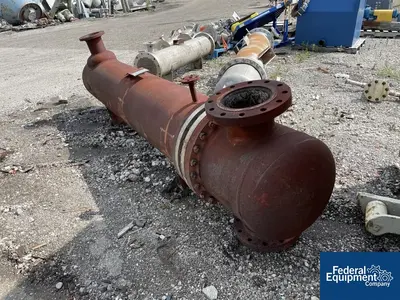 USED Franger & Sullivan Welding 150 Sq Ft Franger and Sullivan Heat Exchanger 304 S/S, 150/150#