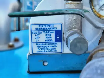 5 hp Pneumatic Vacuum, U3, CH7044T