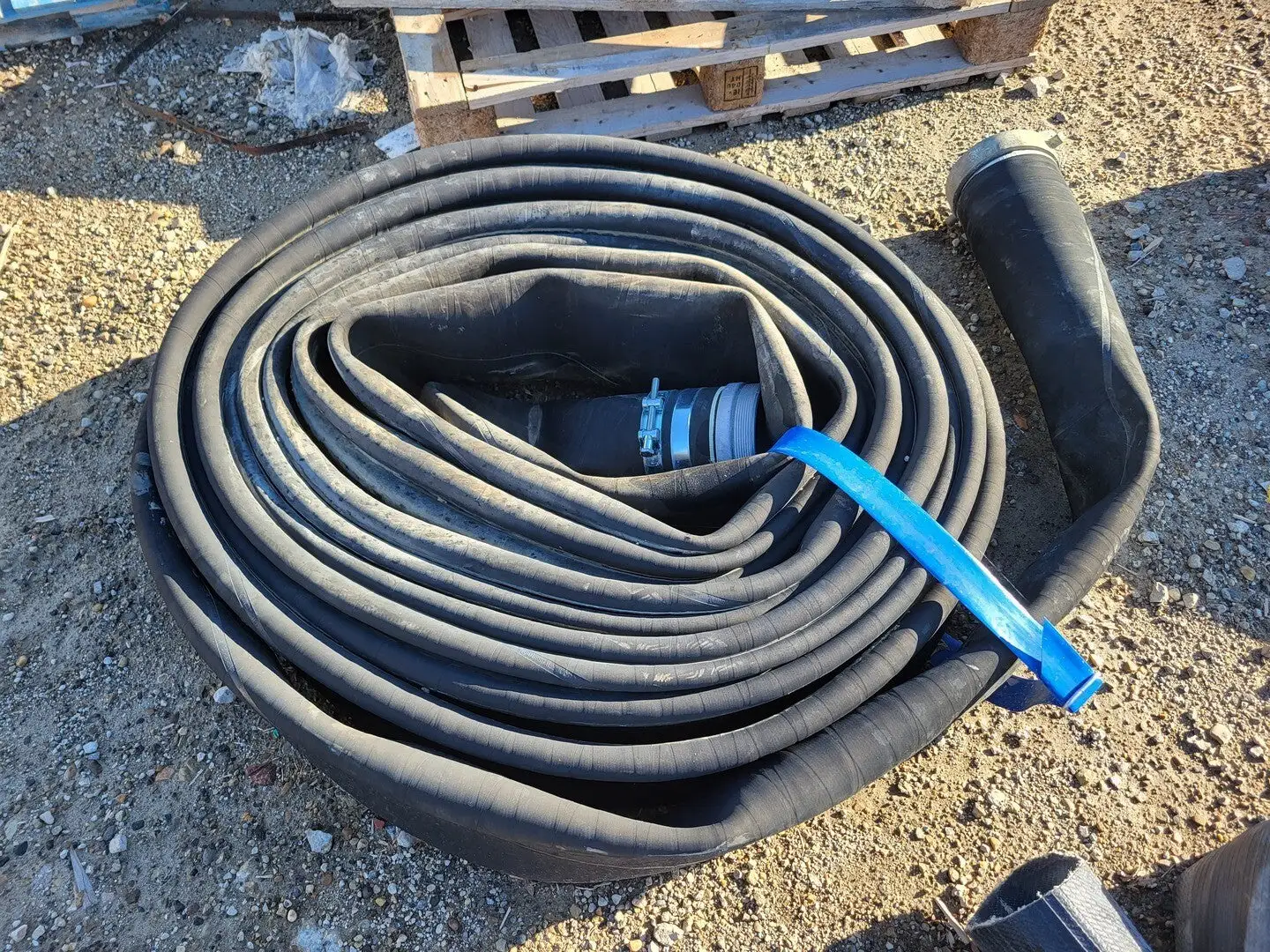 6" x 80 ft Prospector Water Suction and Discharge Hose Black, 150 psi
