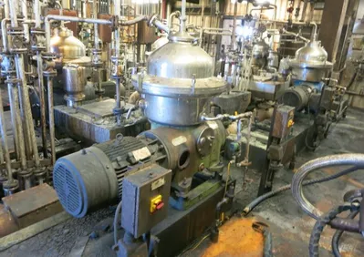 (5) Westfalia SAMR 5036 clarifier centrifuges, 316SS.
