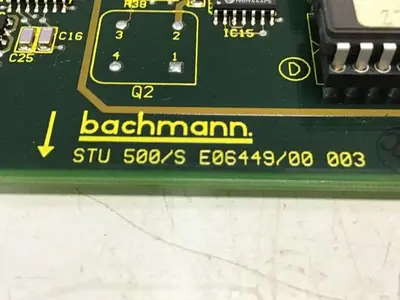 USED BACHMANN ELECTRONIC STU500/S E06449/00 003