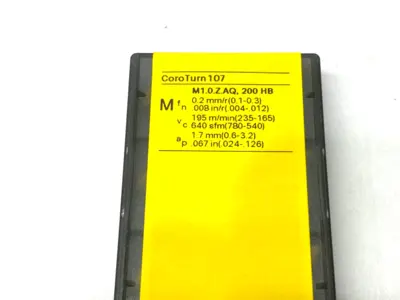 NEW SANDVIK COROMANT COROTURN® 107 TURNING INSERT 5730512