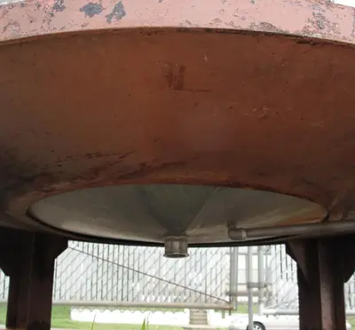SPC7067  Tank 900 gallon vertical tank, Stainless Steel, conical