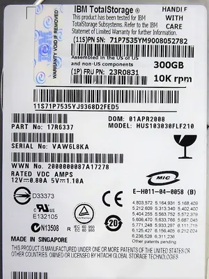 IBM 71P7535 TotalStorage Fiber Channel Drive Used