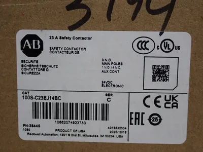 Used 2025 ALLEN BRADLEY 100SC23EJ14BC PLC Contactors Ohio US | HGR 24 #1134578
