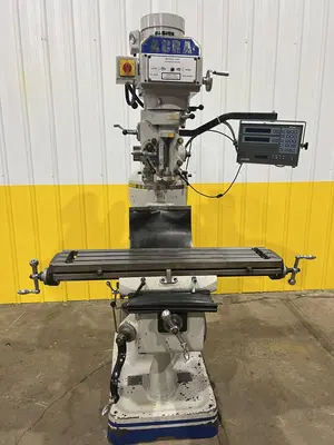 3 HP ACRA MODEL #AM-2V VERTICAL RAM TYPE KNEE MILL: STOCK #18827