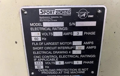 2012 SWI SOUTHWESTERN INDUSTRIES SPORT K3 Vertical Machining Centers | Mohawk Machinery (7)