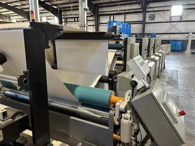 2007 EKOFA 4300  4 Color Flexo with CMS moistener system