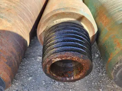 Steel Drill Pipe D75K 35.5 feet long 7 5/8'' OD 1'' wall