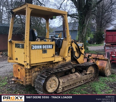 Used 1997 DEERE 555G Compact Track Loaders Kentucky US | Proxy Equipment #1377811