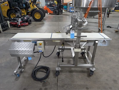 Vemag Portable Pneumatic Sheeting Head with KLEENLine Conveyor
