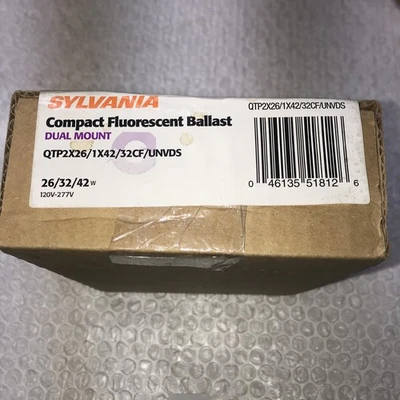 NEW sylvania QTP2X26/ 1X42/ 32CF/ UNVDS