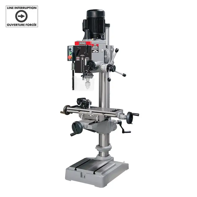 New | in-Stock KING CANADA KC-40HC Milling & Drilling Machines (Combo) British Columbia CA | Lenmark #274413