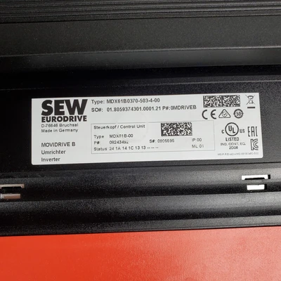 Used SEW EURODRIVE MDX60A0370-503-4-00 MDX61B0370-503-4-00 Variable Speed Drives California US | American Industrial Supply Co. #1376949